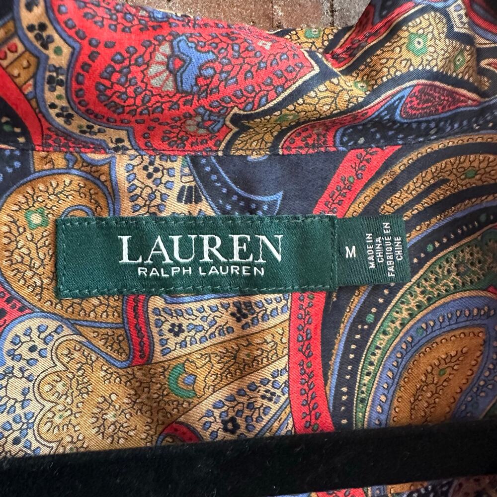 Vintage Ralph Lauren Button down Blouse Medium - Picture 4 of 4
